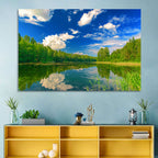 Kurtna Lake Reflection Wall Art