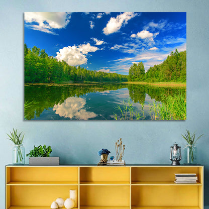 Kurtna Lake Reflection Wall Art