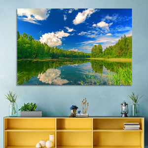 Lake in Kurtna Wall Art