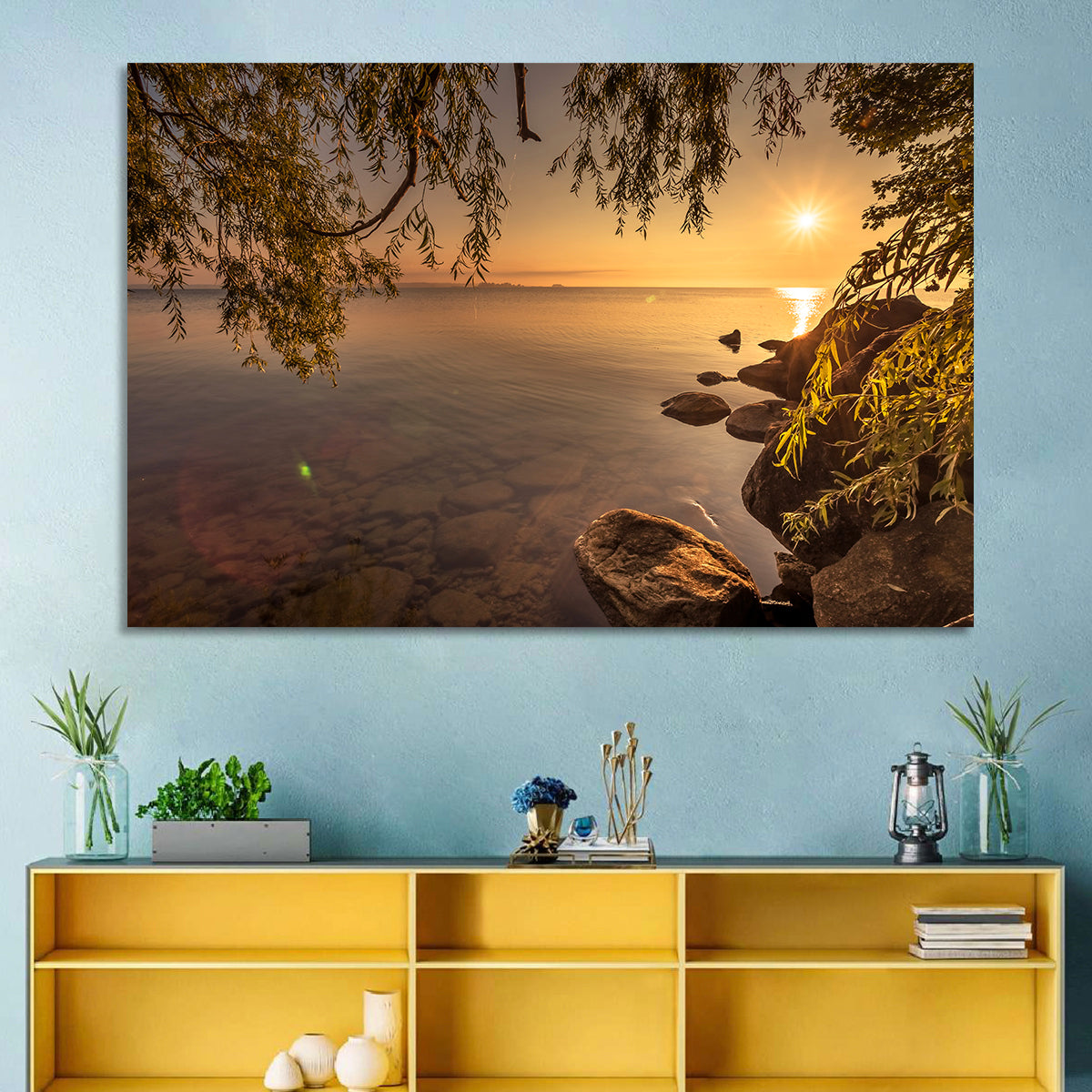 Simcoe Lake Golden Hour Wall Art