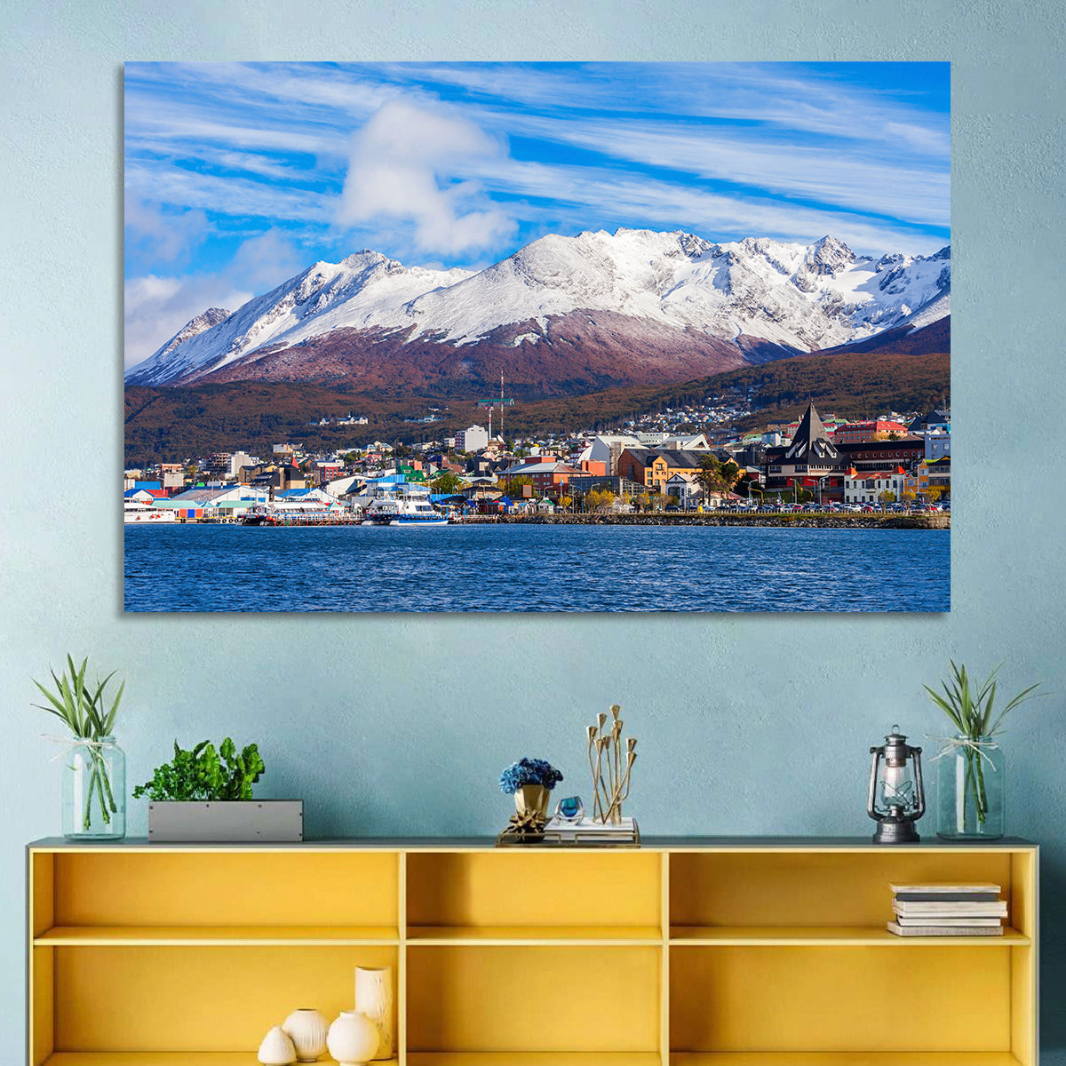 Ushuaia Harbor View Wall Art