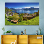 Lake Lucerne, Weggis Wall Art