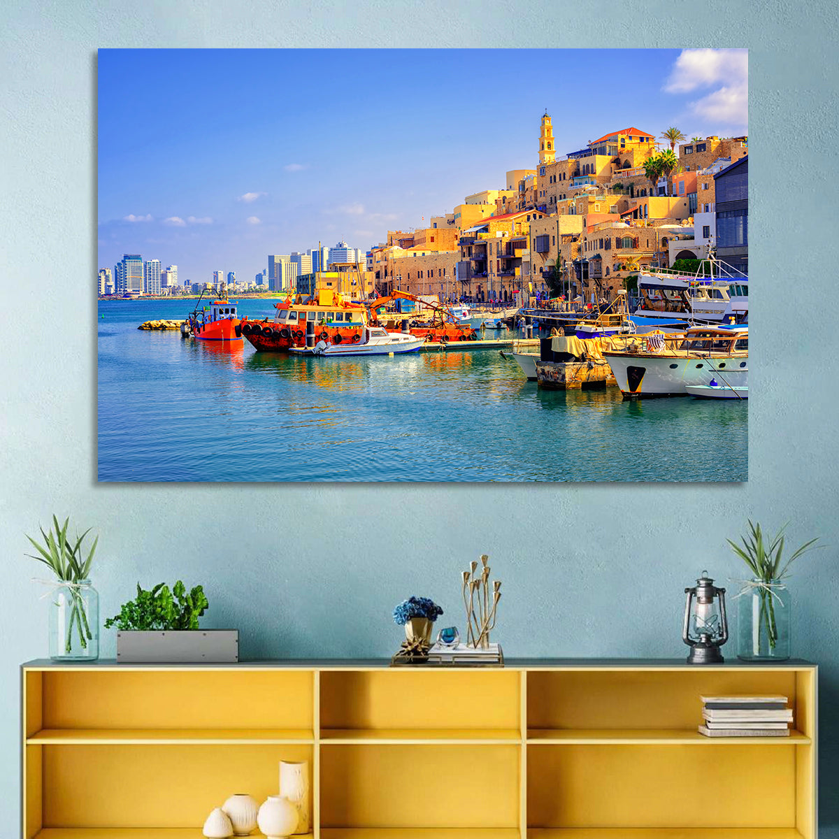 Old Jaffa Harbor Wall Art