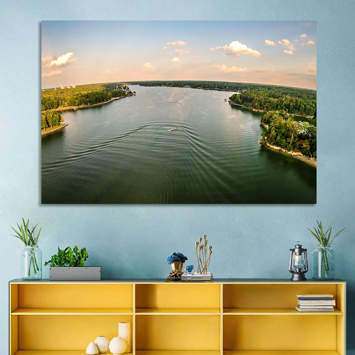 Lake Wylie Golden Hour Wall Art