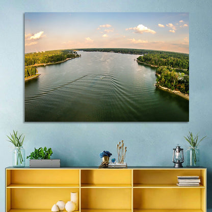 Lake Wylie Golden Hour Wall Art