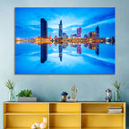 Ho Chi Minh City Skyline at Twilight Wall Art