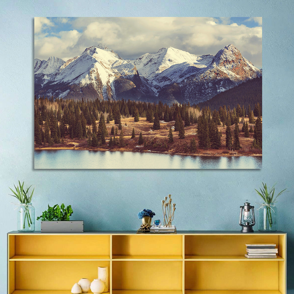 Snow-capped Colorado Rockies Wall Art