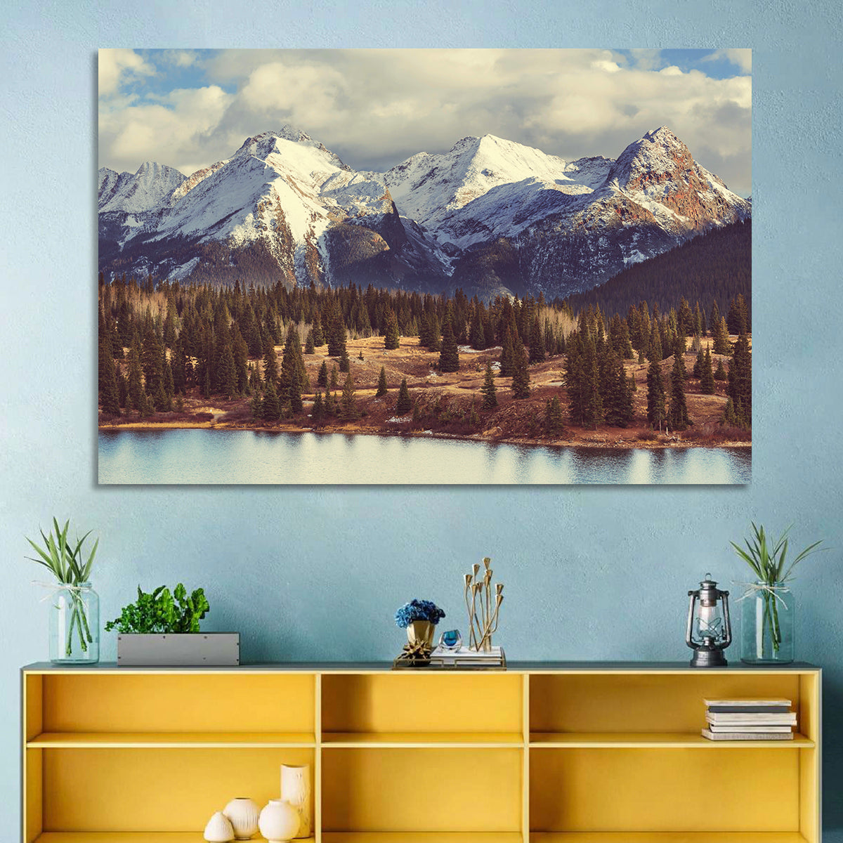 Snow-capped Colorado Rockies Wall Art