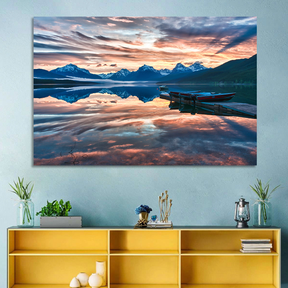 Lake Mcdonald Sunrise Wall Art