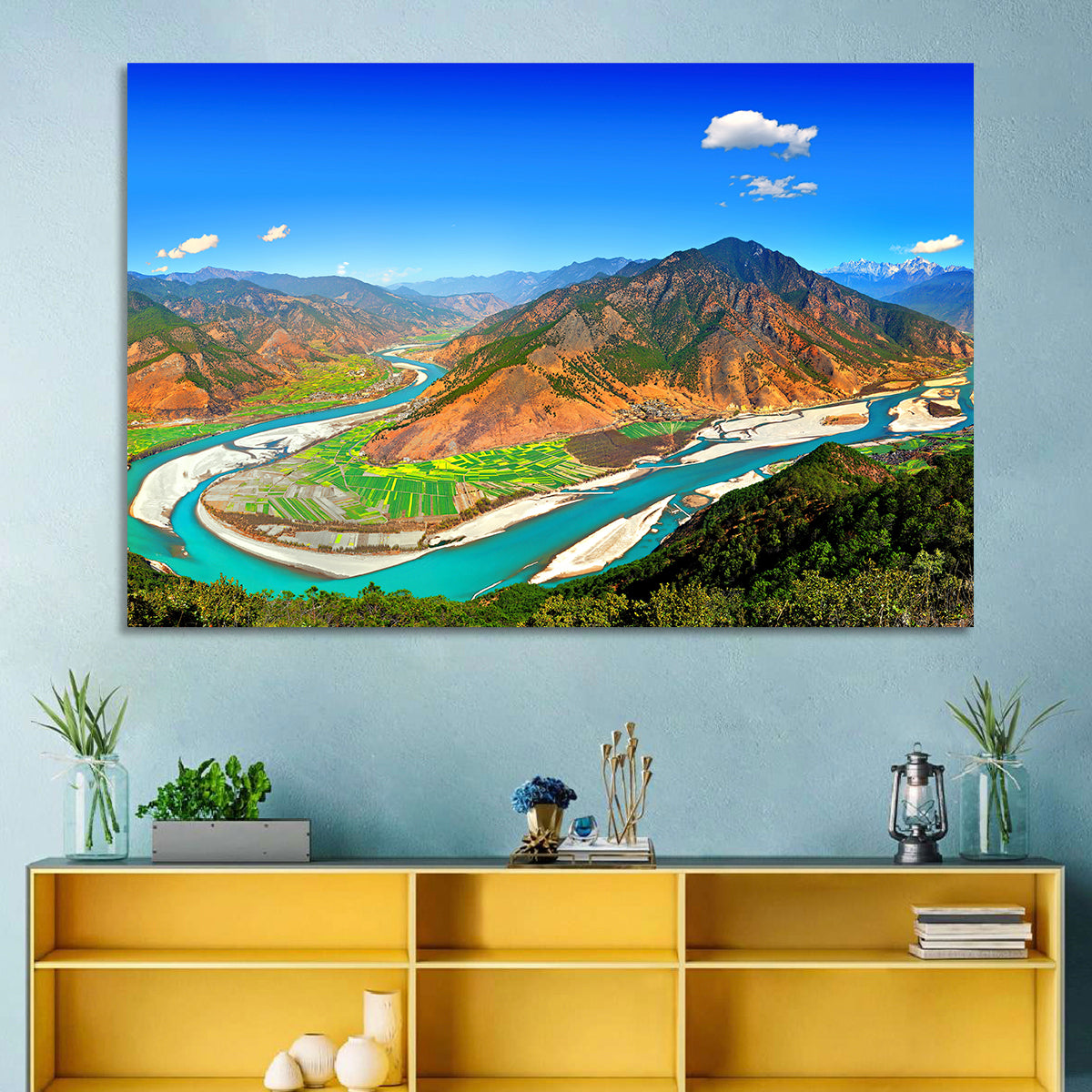 First Bend of the Yangtze, Lijiang Wall Art