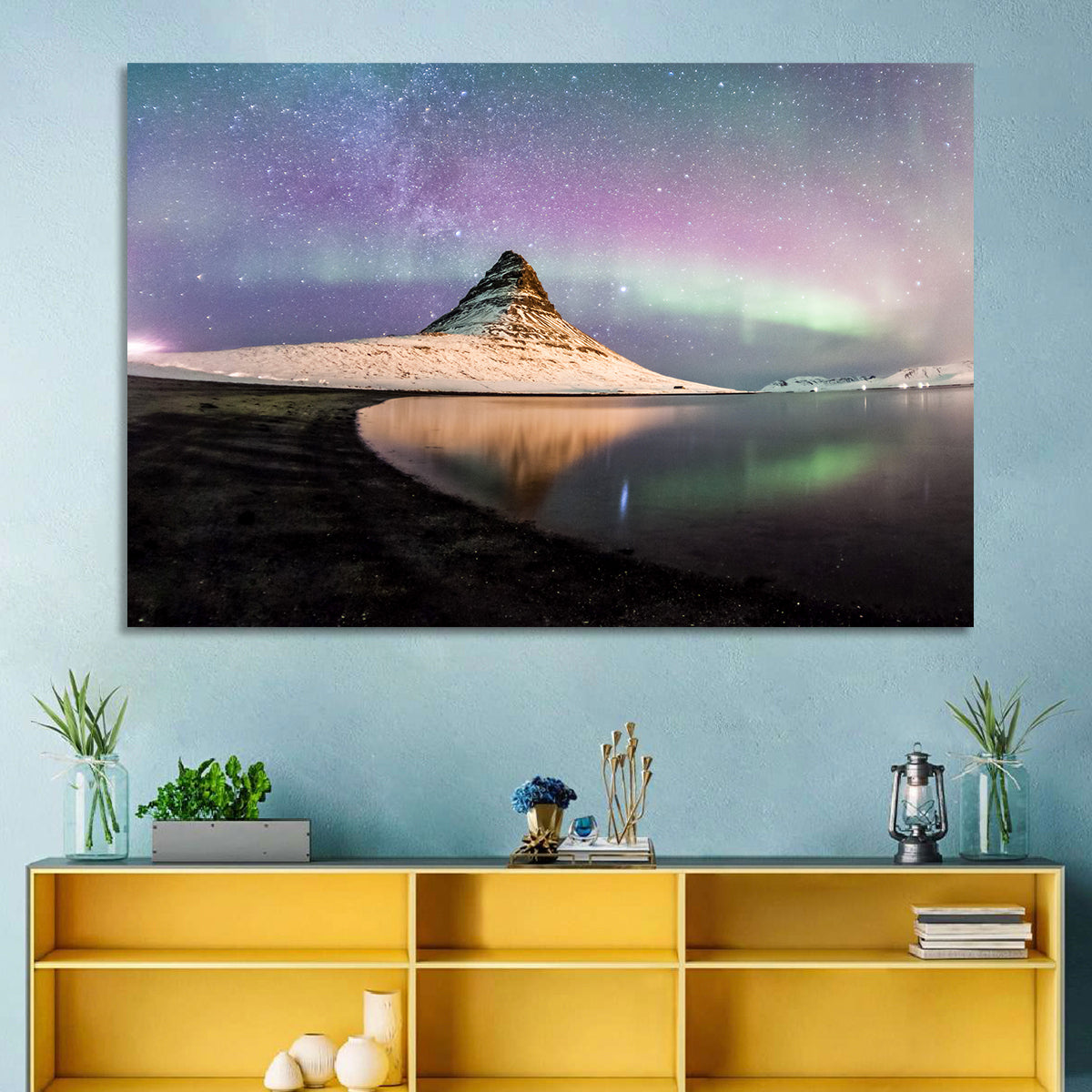 Kirkjufell Under the Milky Way Wall Art