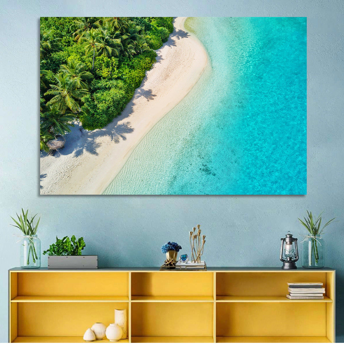 Secluded Tropical Beach Wall Art