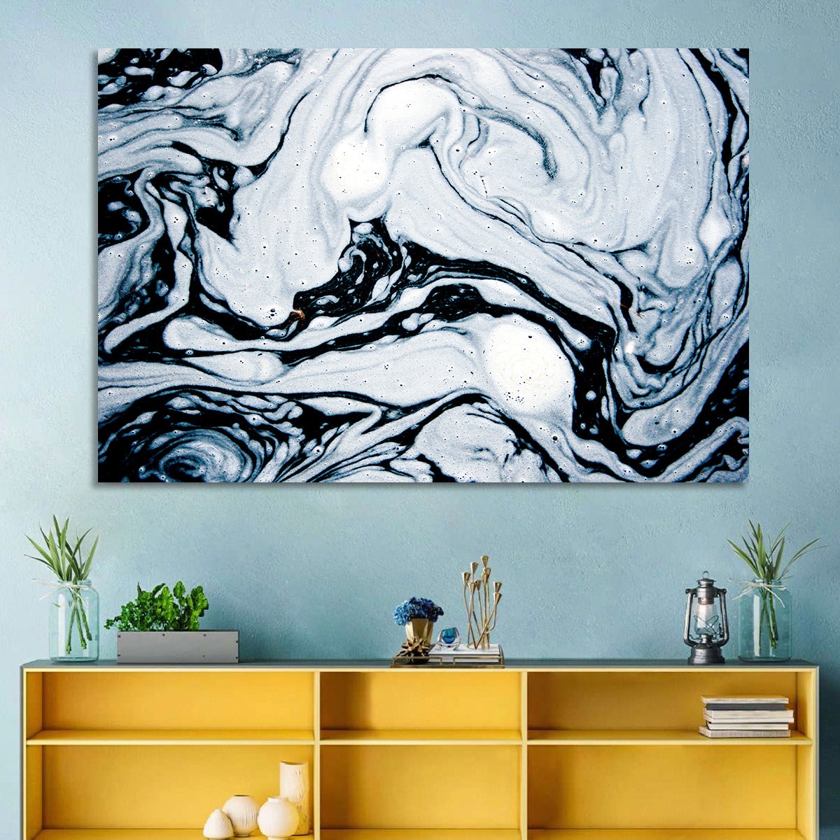 Water Foam Abstract Wall Art