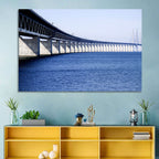 Oresund Bridge Perspective Wall Art