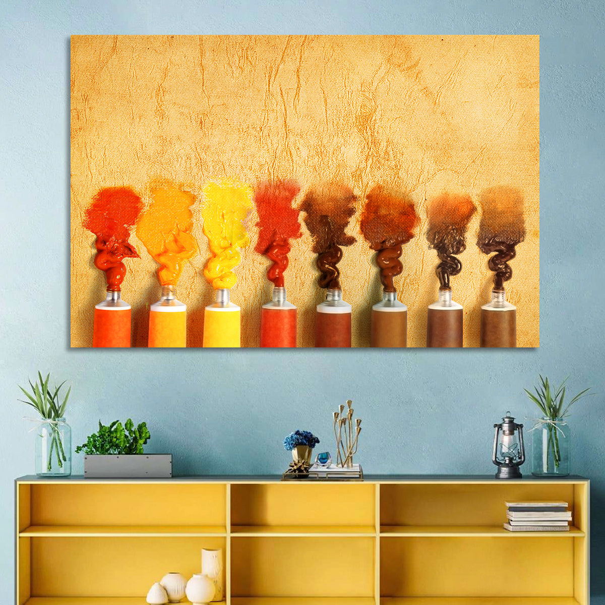 Impasto Paint Tubes Wall Art