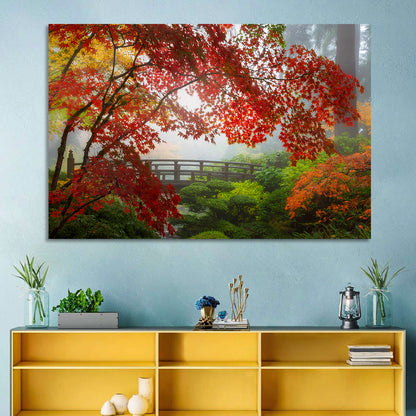 Moon Bridge Portland  Wall Art