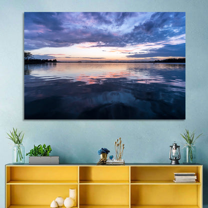 Lake Norman Sunset Reflection Wall Art