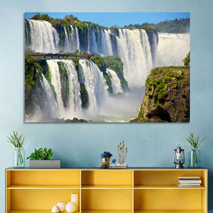 Iguazu Falls Observation Walkway Wall Art