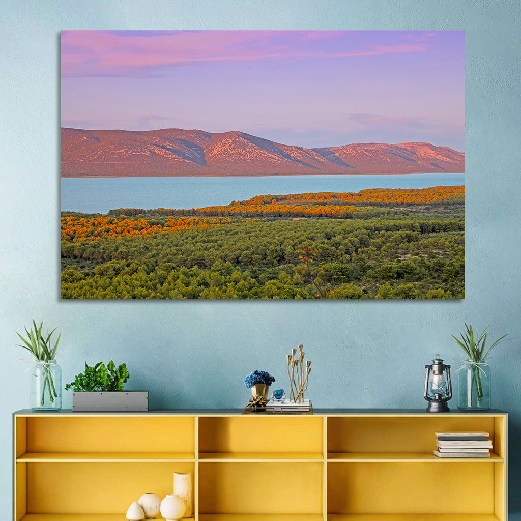 Lake Vrana Golden Hour Wall Art