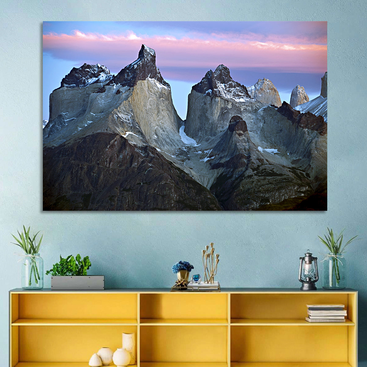 Los Cuernos Peak Valley, Torres Del Paine Wall Art