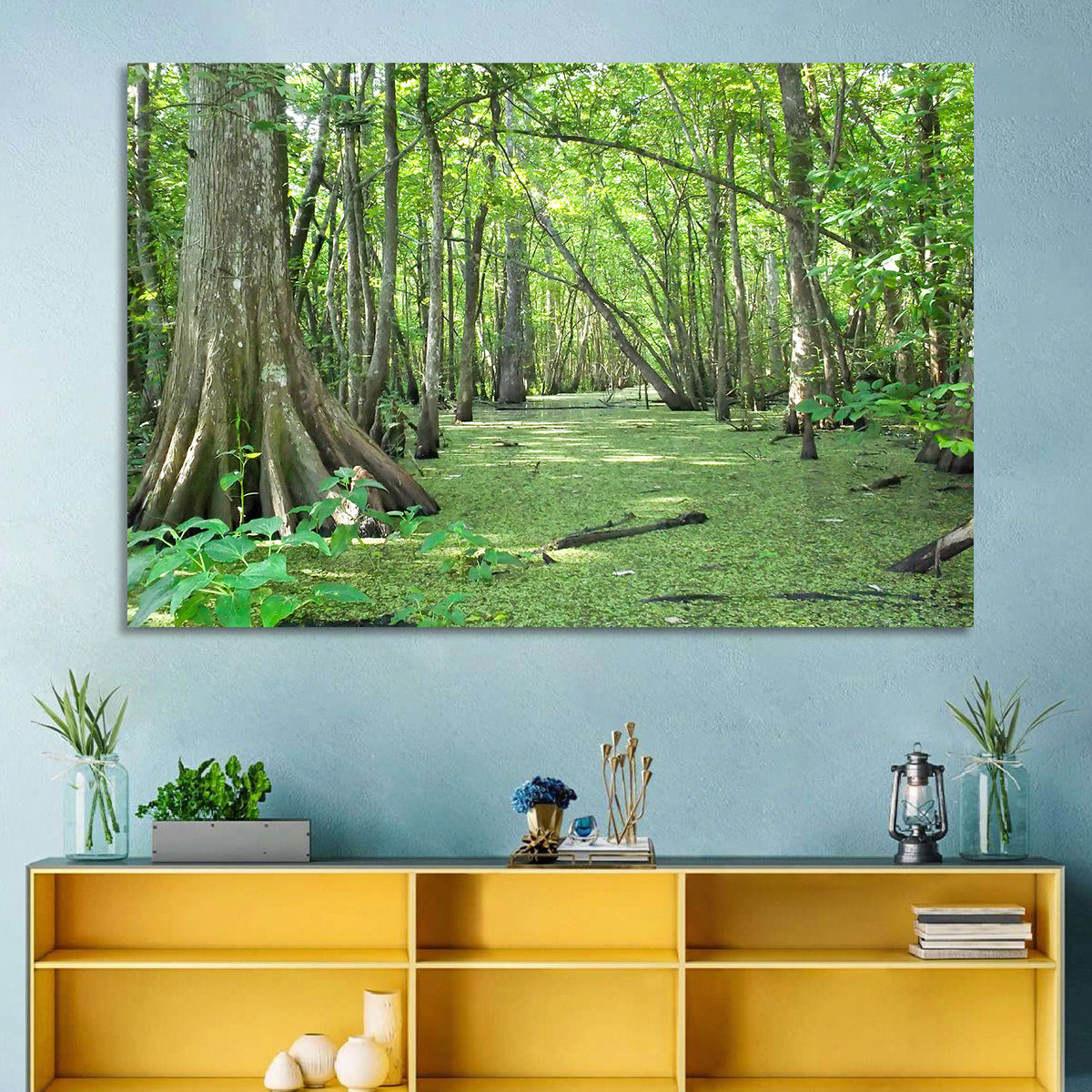 Summer Cypress Bayou, Louisiana Wall Art