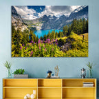 Oeschinensee Summer Landscape Wall Art