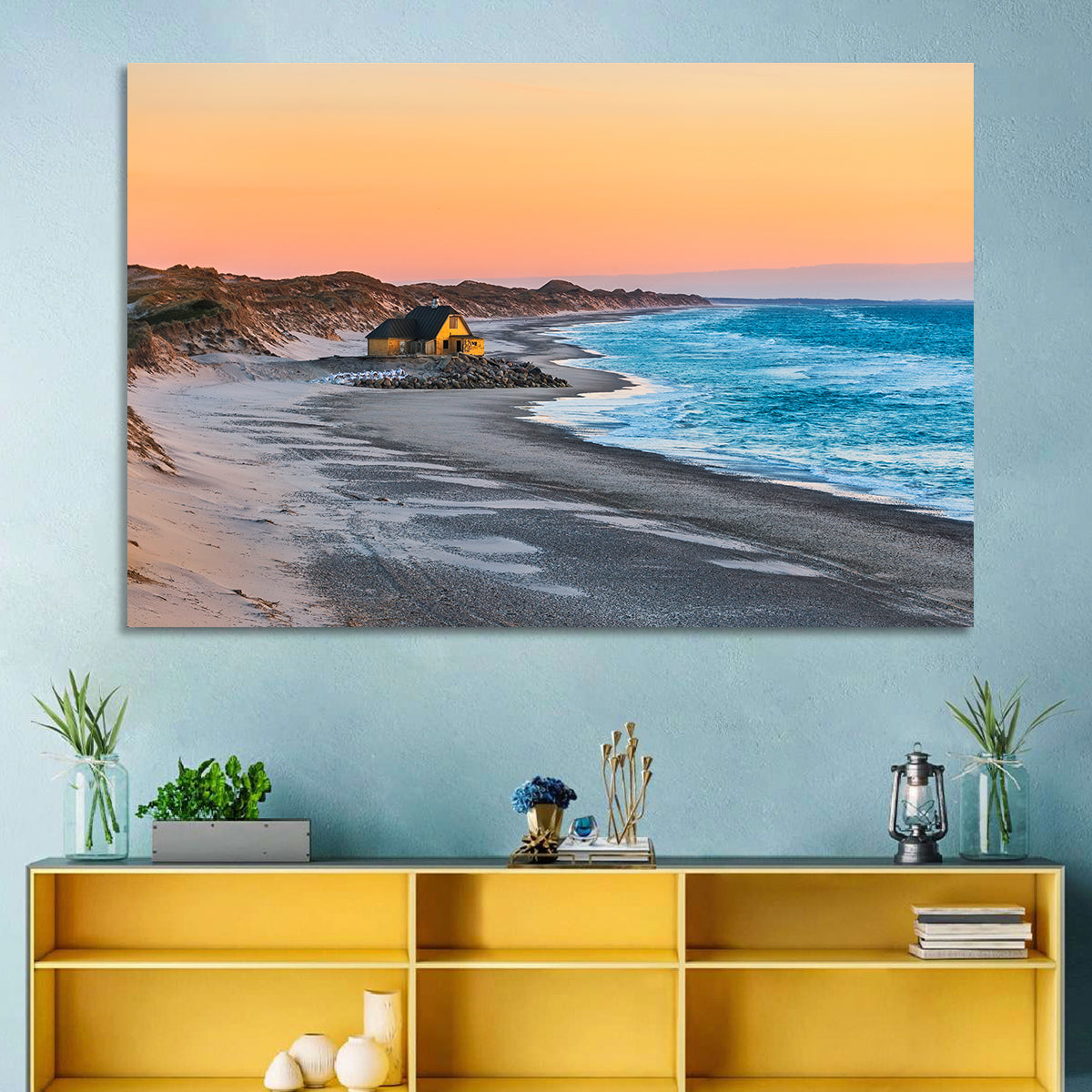 Gammel Skagen Beach House Wall Art