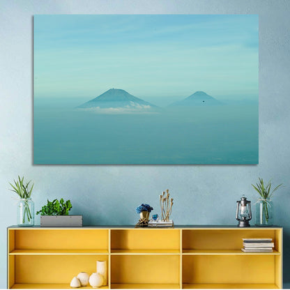 Sumbing and Sindoro Volcanoes Wall Art