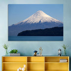 Snow-capped Osorno Volcano Over Lake Wall Art
