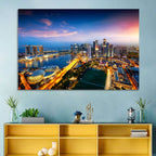 Marina Bay Twilight Singapore Wall Art