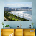 Santos Beach Promenade Wall Art
