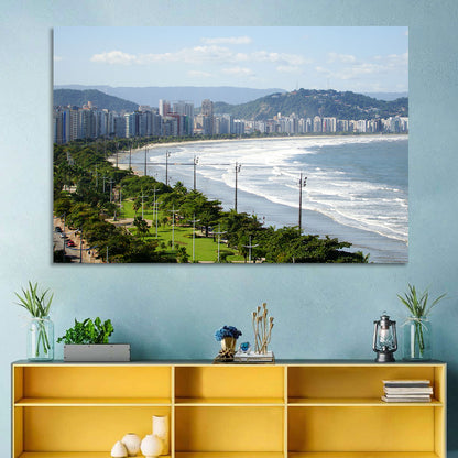 Santos Beach Promenade Wall Art