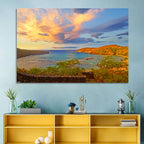 Hanauma Bay Golden Hour Wall Art