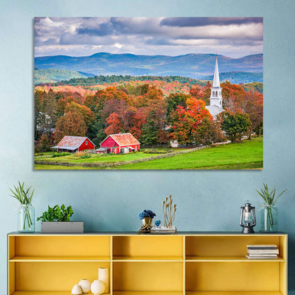 Peacham Autumn Pasture Wall Art