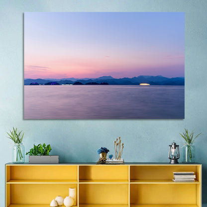 Hangzhou Thousand Island Lake at Dusk Wall Art