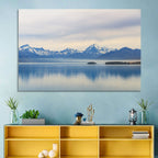 Mount Cook Reflection at Lake Pukaki Wall Art