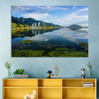 Dal Lake Reflections, Srinagar Wall Art
