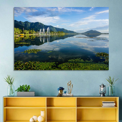 Dal Lake Reflections, Srinagar Wall Art