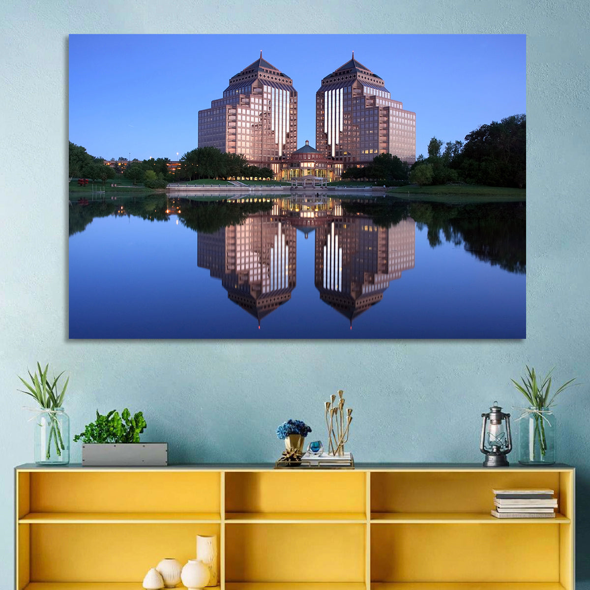 Carlson Towers at Dusk Wall Art