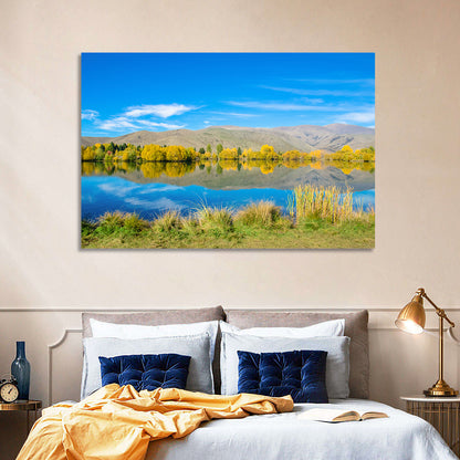 Ruataniwha Autumn Reflection Wall Art