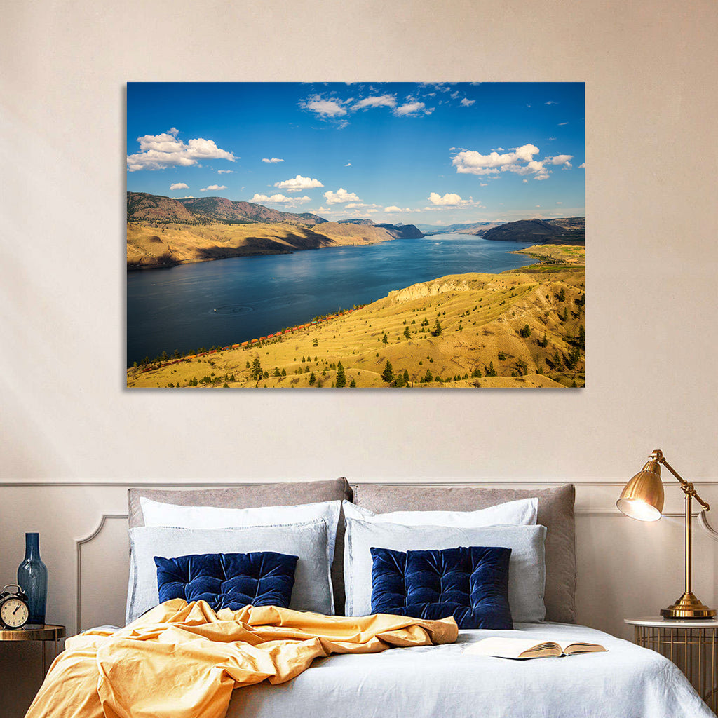 Kamloops Lake Shoreline View Wall Art