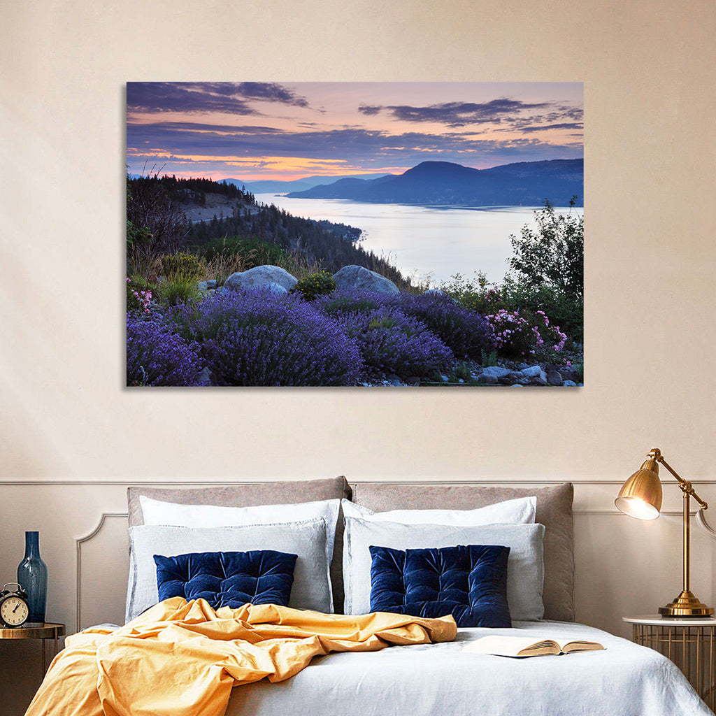Okanagan Lavender Lake Wall Art