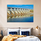 Lavon Dam Spillways Wall Art