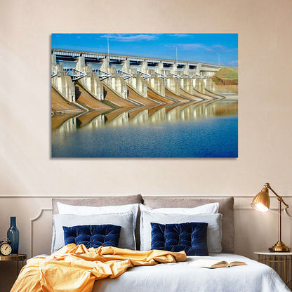 Lavon Dam Spillways Wall Art