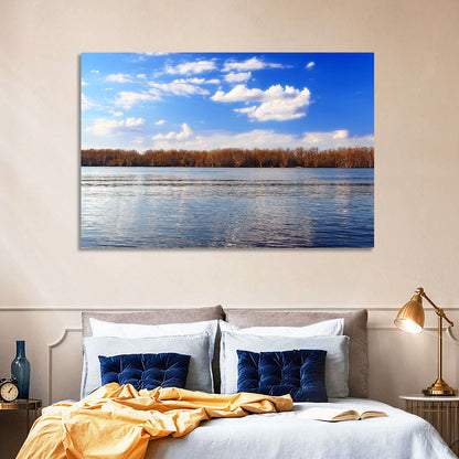 Andalusia Slough Autumn River Wall Art