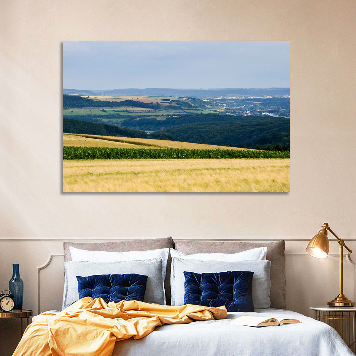 Village Grainfields Wall Art