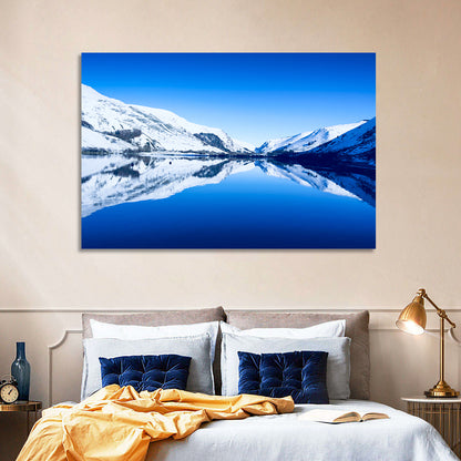 Tal Y Llyn Winter Reflection Wall Art