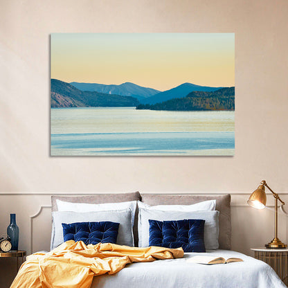 Lake Pend Oreille at Golden Hour Wall Art