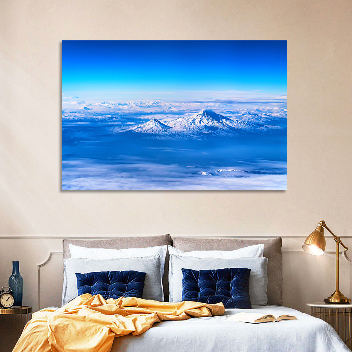 Mount Ararat Above Clouds Wall Art