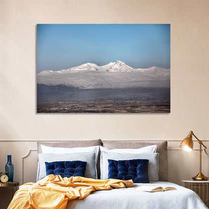 Mount Aragats Winter Landscape Wall Art